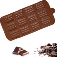 thumbnail image 4 of Moldes de chocolate, moldes de silicona, moldes para barras de chocolate, moldes antiadherentes reutilizables para hornear, moldes para bandejas de hielo, moldes dulces, moldes par, 4 of 5