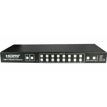UPC: 0859777007428 | A-Neuvideo ANI-16-MV 16×1 HDMI Seamless Switcher Mutli-Viewer HDMI 1.3 w/3-Yr Warranty