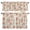 Beige, variant on 3 Piece Kitchen Curtains and Valances Set Peach Cafe Curtains 24 Inch Length Spring Floral Green Leaf Botanical Pink Fruit Rustic Valance & Tier Curtain for Living Room Bedroom 54"x18"+27"x24"*2