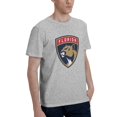 thumbnail image 2 of Florida Panthers Mode T-Shirt à Manches Courtes pour Hommes Gris TG, 2 of 5