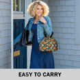 thumbnail image 6 of Pioneer Flower Floral Print Pattern Drawstring Lunch Bag Women - Drawstring Lunch Bag Insulated for Work Office - Stain-Resistant Large Lunchbags for Women with Multi-Pockets, 6 of 6