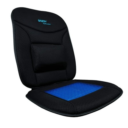 Sojoy Truck Seat Cushion for Drivers,Gel Car Seat Cushion with Lumbar Support, Breathable Firm Back Support Seat Pillow for Driver Pain Relief Coccyx Seat Cushion for Car,Truck,Office