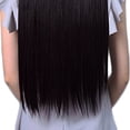 thumbnail image 4 of Miangastore Pièce de Cheveux Synthétiques Longue Droite Extension de Cheveux Accessoire de Coiffure pour Femmes, 4 of 8