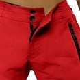 thumbnail image 5 of Ayolanni Pants for Women Solid Elastic Waist Athletic Hiking Straight Leg Pants Orange Quick Dry Clasp Camping Lounge Trousers with Pockets XXXL, 5 of 7