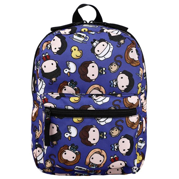 Friends TV show  "Chibi characters" Print Mini Backpack