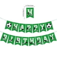 thumbnail image 3 of Luoshdecor Soccer Happy Birthday Banner,Green Soccer Football Birthday Party Decorations for Birthday Party Decorations, 3 of 6
