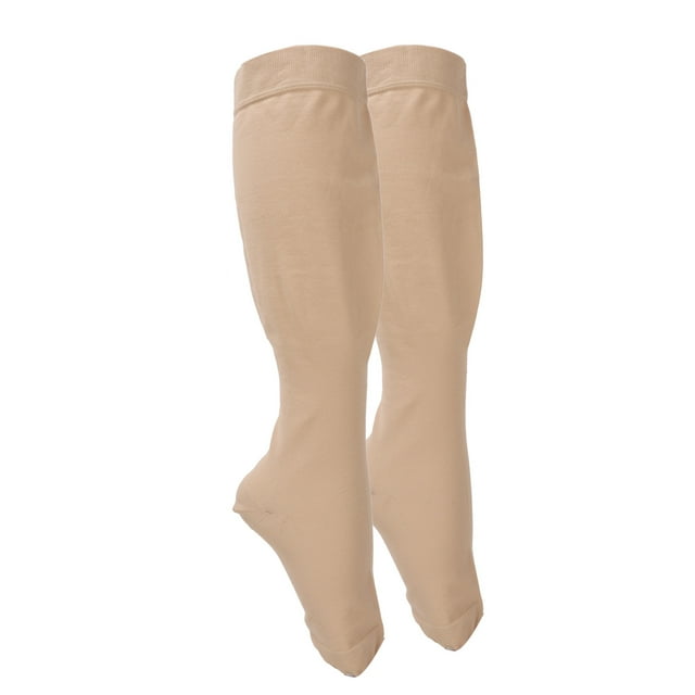 Calcetines de Compresión hasta la Rodilla de 23 a 32 MmHg Circulación Mejorada Muslo Alto Medias para Venas Varicosas para Mujeres y Hombres ANGGREK Otros