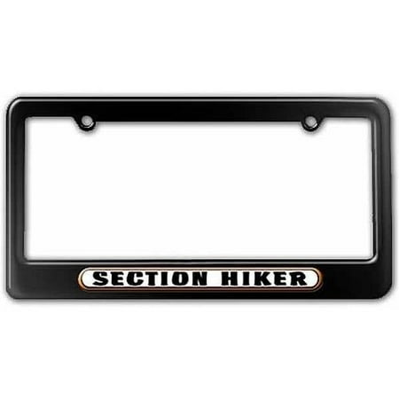 Section Hiker, Appalachian Pacific Crest Trail License Plate Tag Frame, Multiple (Best Sections Of The Appalachian Trail)