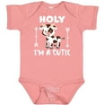 thumbnail image 3 of Inktastic I'm a Cutie White and Brown Holstein Cow with Arrows Boys or Girls Baby Bodysuit, 3 of 5