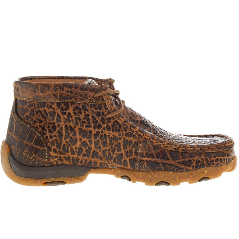 Twisted X Boots Boys YDM0049 Golden Elephant Print Chukka Driving