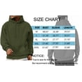 thumbnail image 3 of GENTS BLISS Heavyweight Men Hoodies Sweatshirts Fleece Long Sleeve Sweatshirts for Men Drawstring Collar Men Hoodies with Kangaroo Pocket, 3 of 7