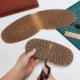thumbnail image 3 of 2 Pairs 2 Styles Shoe Sole Replacement Rubber Half Sole and Heels Non-Slip Heel Pads Shoe Bottom Protector Shoe Repair Replacement for Leather Shoes Sports Shoes Boots, 3 of 5