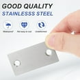 thumbnail image 4 of Deadbolt Strike Plate, Adjustable Door Strike Plate with Screws Silver, 4 of 6