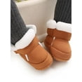 thumbnail image 7 of Topumt Newborn Baby Boys Girls Fleece Fur Winter Warm Snow Boots Soft Sole Prewalker Non-Skid Boots For Infant Toddler, 7 of 7