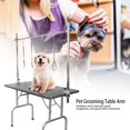 thumbnail image 2 of Herwey Table de Toilettage pour Animaux en Acier Inoxydable, Bureau de Beauté, Support à Pince Réglable en Hauteur pour Chien Chat, 2 of 7