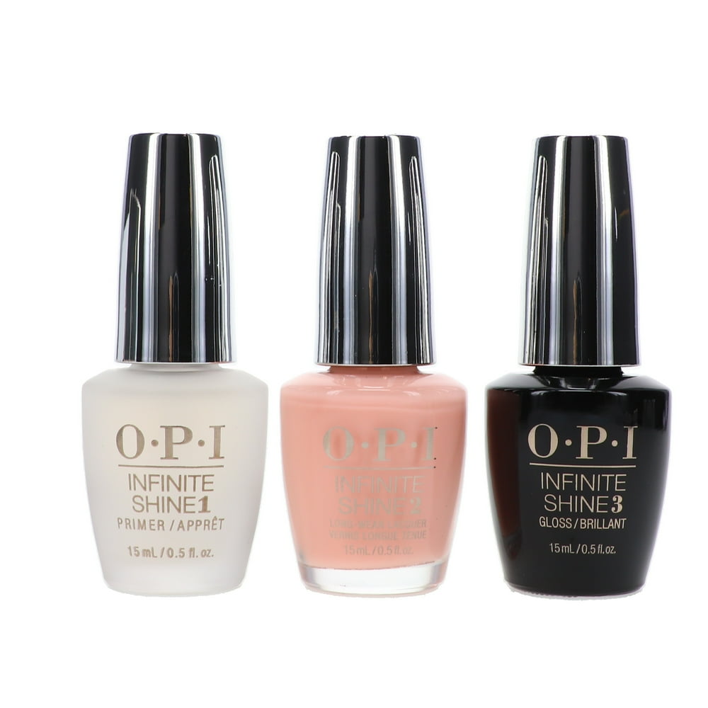 OPI Infinite Shine Bubble Bath 0.5 oz & Base Coat Prime + Gloss Top
