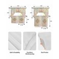 thumbnail image 5 of Beige Boho Swag Curtains for Living Room/Bedroom Windows, Retro Ethnic Shabby Colorful Floral Patterned Kitchen Curtains and Valances Set 36 Inch Length, Light Filtering Swags Valance Curtain Panels, 5 of 5