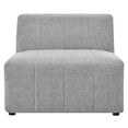 thumbnail image 5 of Modway Bartlett Upholstered Fabric Armless Chair in Light Gray, 5 of 8