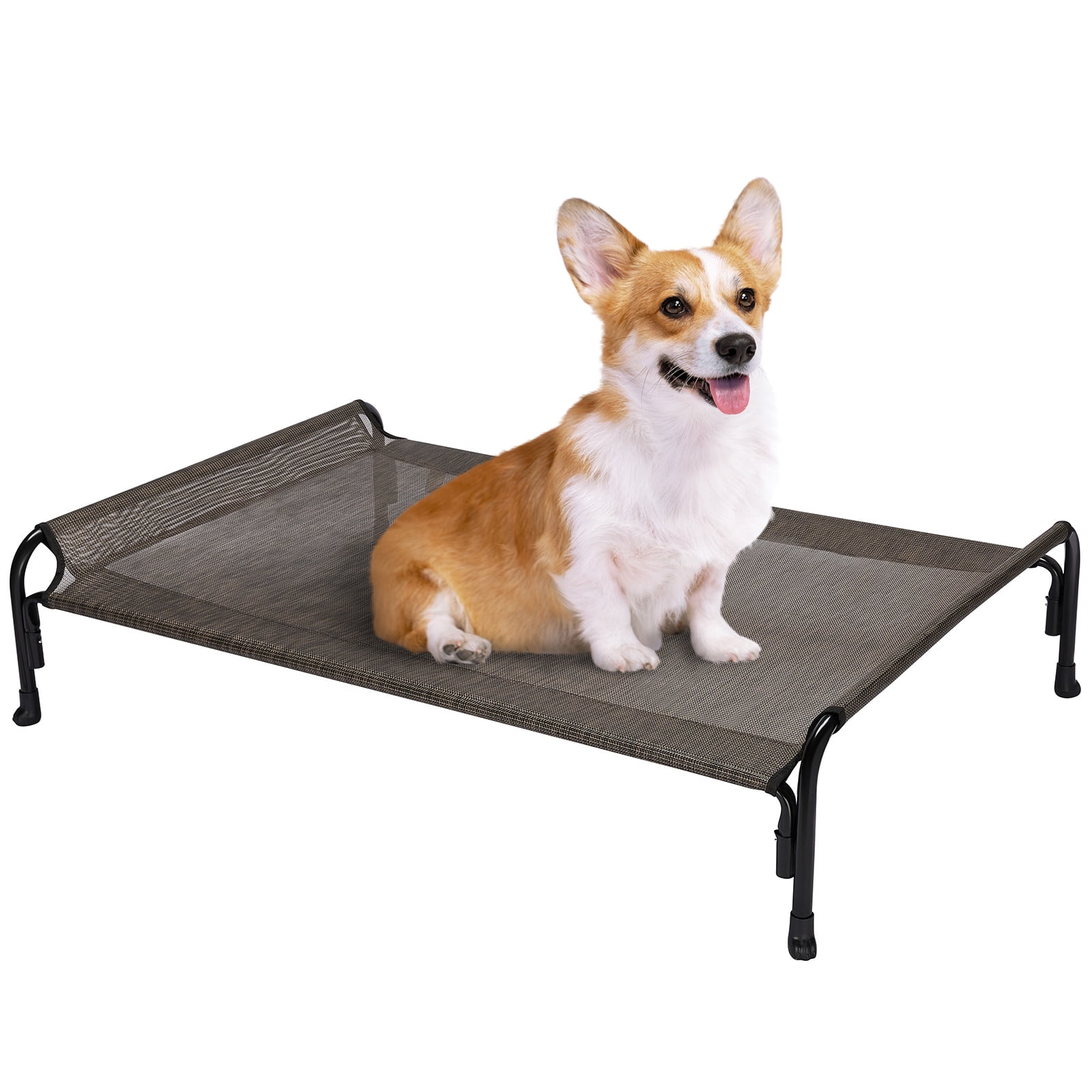 Veehoo Cooling Elevated Dog Bed, Chew Proof Dog Cot with Washable Mesh