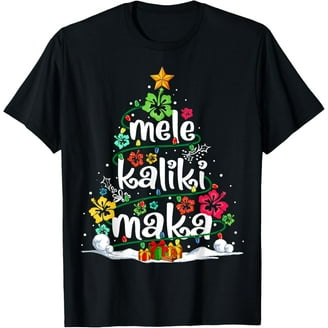 Mele Kalikimaka Palm Tree Shirt Hawaiian Christmas In July T-Shirt