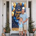 thumbnail image 6 of Glitter Gold Happy Father's Day Banner Black & Gold Dad Celebration Backdrop Suit & Tie Star Ornaments Father's Day Background for Father's Day Party Family Gathering Photo Shoot, 6 of 8