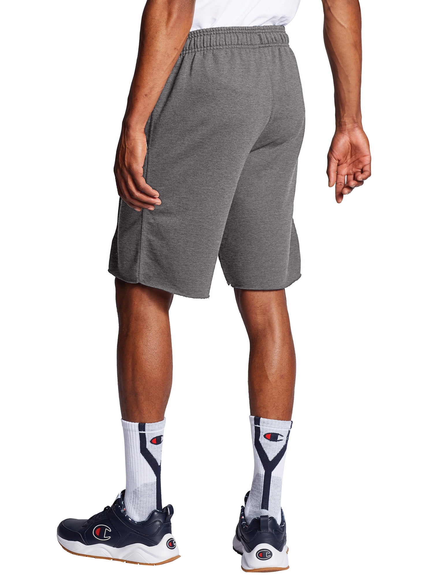 Champion Men's Powerblend Fleece Shorts w/10" Inseam Pockets 4 COLORS S