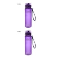 thumbnail image 4 of Monstrate 400/560ml Copa deportiva Botella de agua de plástico a prueba de fugas Copa portátil para estudiantes Verano Violeta 560ML 2piezas Monstrate CBP077382, 4 of 6