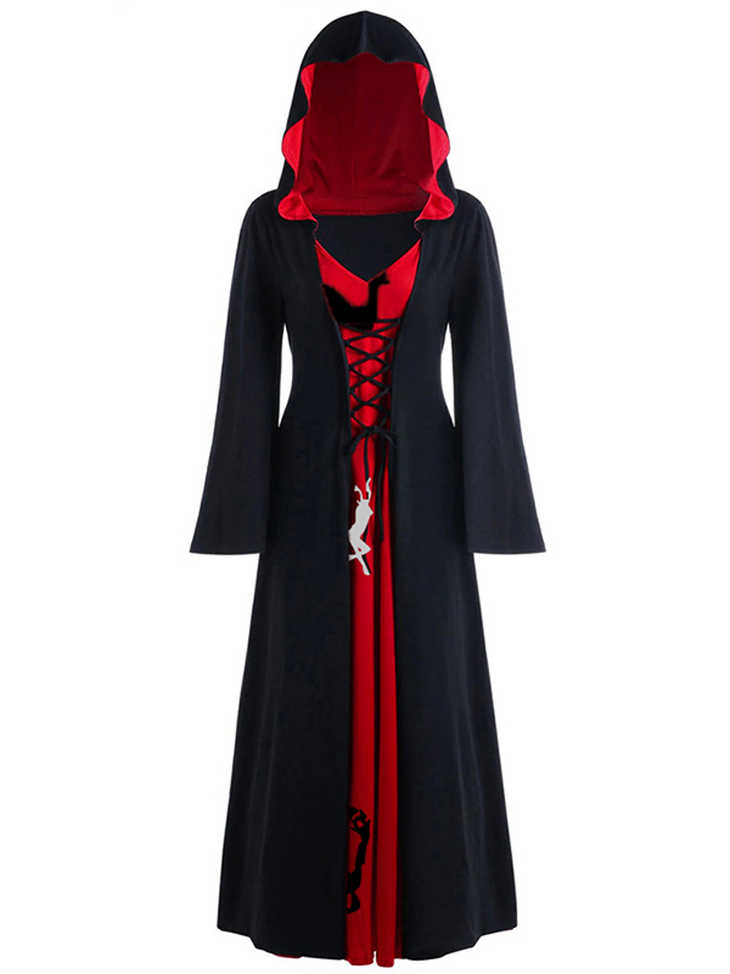 Womens Renaissance Dress Gothic Elk Christmas Witch Cosplay Costume Fancy Dress Images Womens Renaissance Dress Gothic Elk Christmas Witch Cosplay Costume Fancy Dress