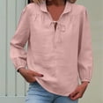 thumbnail image 6 of Endives Womens Tops Tie Up Blouse Casual Top Elegant Loose Ladies Shirts Thin Breathable Tops Spring Summer, 6 of 6