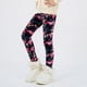 thumbnail image 1 of Pantalones de terciopelo con estampado de estrellas para niñas, mallas cálidas gruesas, para otoño e invierno, 4-13 años, 1 of 4
