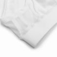 thumbnail image 4 of LangJing Men's Swimwear Low Rise Quick Dry Swim Briefs Bikini Swimsuits with Drawstring Surfing Short White,L, 4 of 6