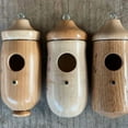 thumbnail image 4 of Podn Hummingbird House Natural Woods * 3pcs 5.5 * 2.6 in, 4 of 8