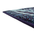 thumbnail image 5 of Rugs.com Fleur Collection Rug – 8' Square Blue Medium-Pile Rug Perfect For Living Rooms, Kitchens, Entryways, 5 of 5