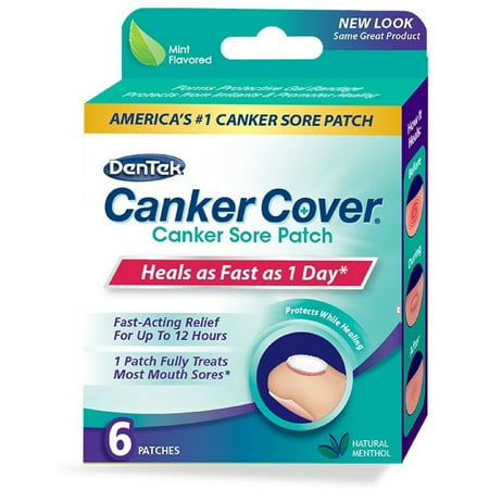 DenTek Canker Cover Sore Patch  6 ea (Pack of 2)