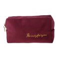 thumbnail image 1 of Ofertas Únicas 1 Pc Bolsa de Maquillaje Bordada 7.09"x2.36"x3.94" Roja, 1 of 6