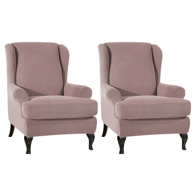 relayinert 2pieces Breathable Easy To Clean Chair Cover Stay Fresh And Clean In Style khaki