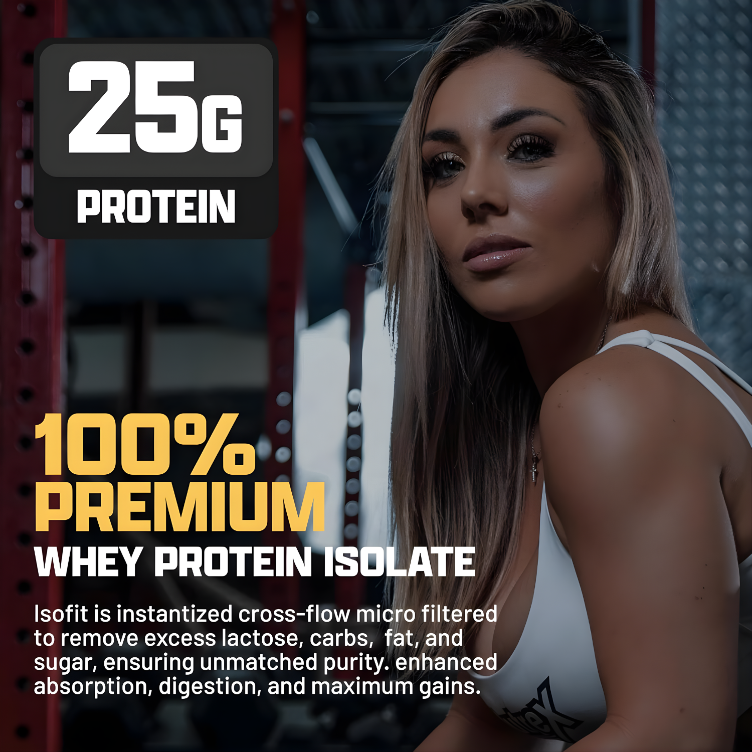 Nutrex IsoFit Banana Foster – 100% Whey Protein Isolate Powder for Lean Muscle, Recovery & Strength Support 70 Servings