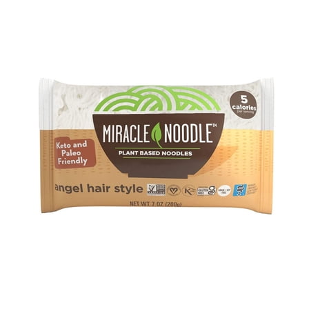 Miracle Noodle Pasta, Angel Hair, 7 Ounce (Pack of 1)