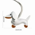 thumbnail image 7 of Adorable Sausage Dog PU Keyrings Soft Touch Key Holder Keychain Pendant for Pet Lovers and Fashion Enthusiasts, 7 of 7