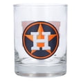 thumbnail image 2 of Houston Astros Letterman 14oz. Rocks Glass, 2 of 2