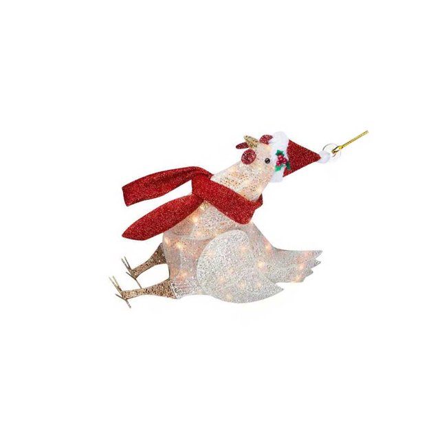 Bewildely Calcomanía colgante de decoración de Navidad, colgante de árbol, tamaño compacto, suministros de vacaciones de larga duración, accesorios Kits de decoración para fiestas tipo 5 Bewildely HA041423-05