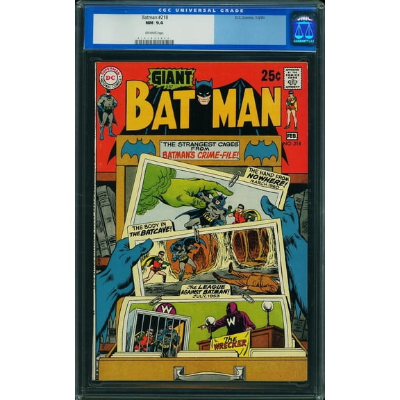 Batman #218 - CGC 9.4 Comic Book