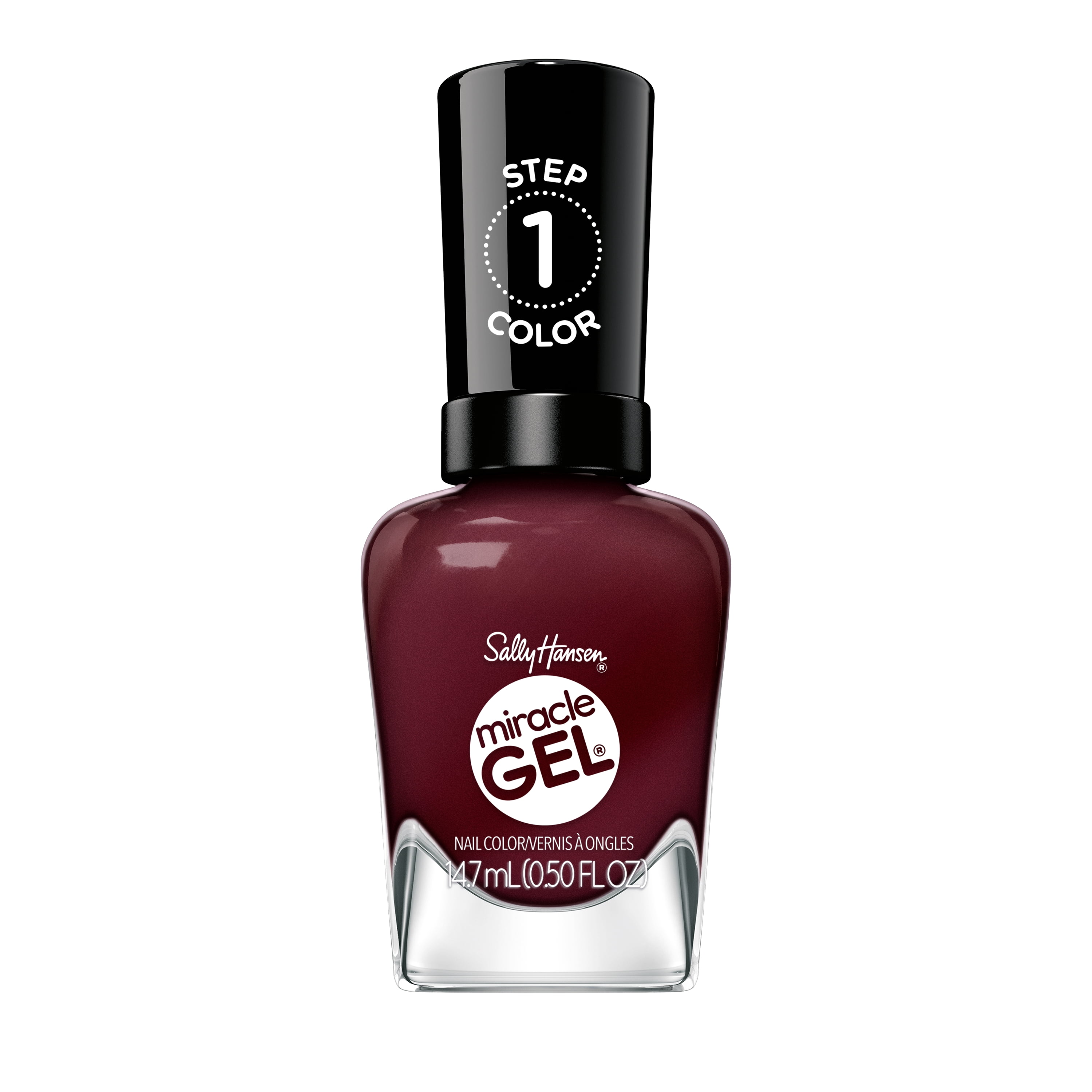 Sally Hansen Miracle Gel, Supercharged Glam Downtown Rush, Long-Lasting Gel Nail Polish, 0.52oz