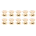 thumbnail image 2 of BrassKnurledFlatHeadRivets-10PackforBelts,Backpacks,Furniture(Gold), 2 of 5