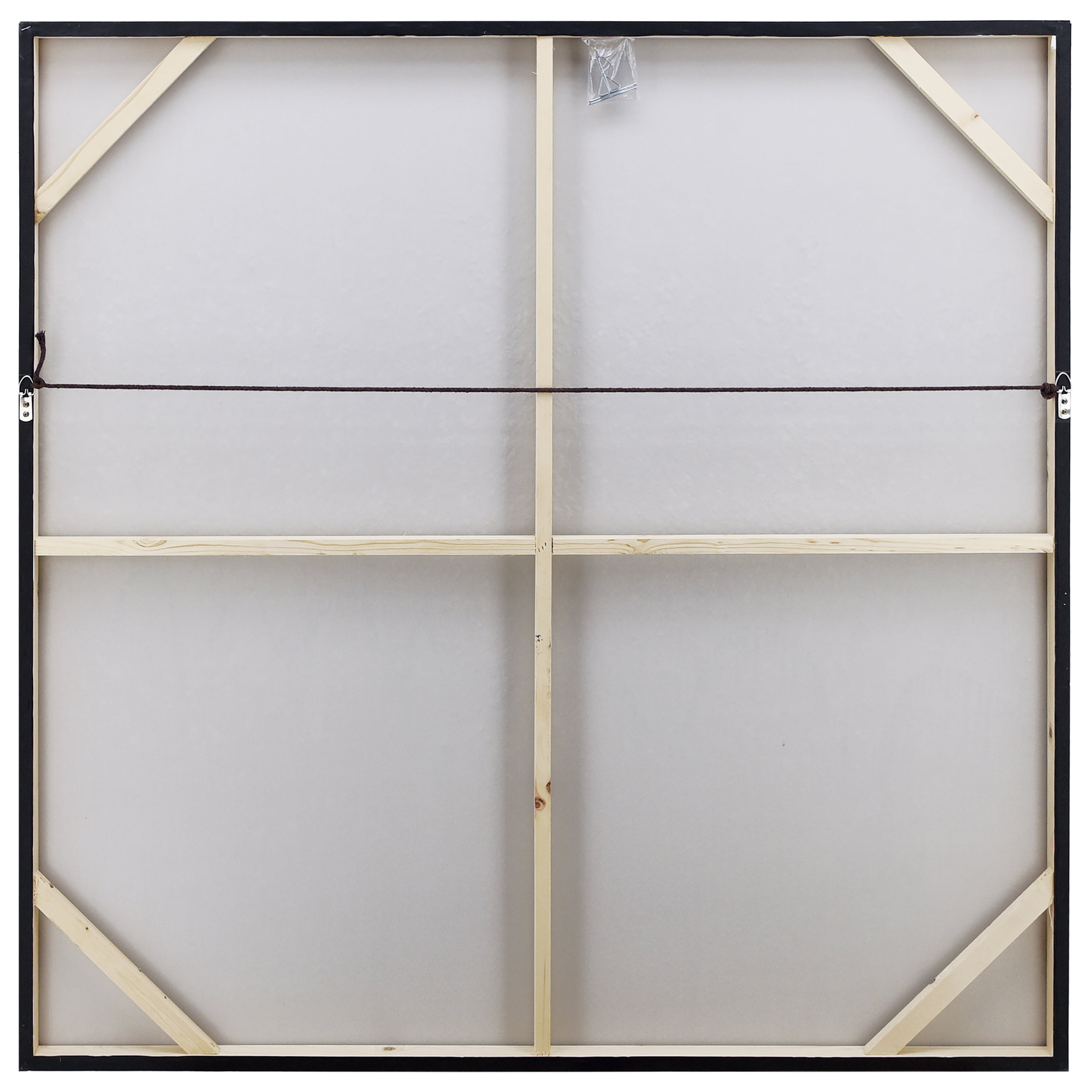 Empire Art Direct White Atmosphere Textured Metallic Hand Painted Wall Art, 48" x 48" x 2", Ready to Hang