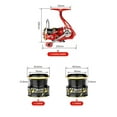 thumbnail image 6 of High Speed Spinning Reels for Carp Fishing, Good for Fishing, Carp Accessories, Drag 8kg, 2500, 3000, 5 + 1BB, 6.2:1, 6 of 20