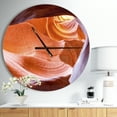 thumbnail image 2 of DesignArt Antelope Canyon Inside View Large Wall Clock, 2 of 2