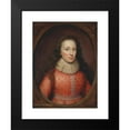 thumbnail image 2 of Cornelis Jonson van Ceulen 11x14 Black Modern Framed Museum Art Print Titled - Martha Temple, Lady Penyston (1619), 2 of 5