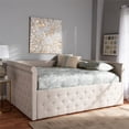 thumbnail image 2 of Baxton Studio Amaya Tufted Full Daybed in Light Beige, 2 of 8