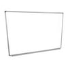 Luxor Magnetic Wall-Mounted Dry Erase Board, 48" x 36", Silver Aluminum Frame